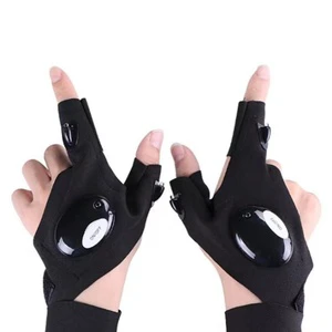 Durable LED Night Safety Protective Gloves with Durable Lighting Left and Right Hands