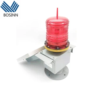 Pylon Low Intensity Strobe Beacon Photocell Obstacle Light System Aviation Outline Bridge Building Warning Lamp for Low
