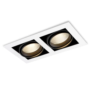 Modern Hot Sale 2*24W Aluminum Hotel Led Grille Light
