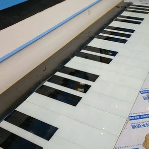 Rigeba Hot Sale Waterproof Interactive Giant Piano Led Dance Floor for Landscape