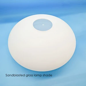 Globe Opalescence Pickling Glass Lamp Shade Traditional Modern European Handmade High Temperature Resistance for Hotel Living