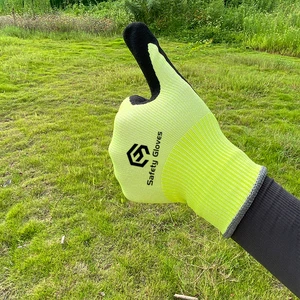 CHUANGYING 13 Gauge Nitrile Foam Aramid Fibre Reinforced Cut Resistant CE EN38 Certified Breathable Work Gloves Custom Safety