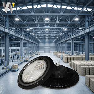 Wholesale Aluminum Factory Workshop Warehouse Barn Indoor Lighting 100w 150w 200w Ufo Led High Bay Light