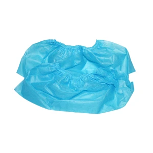 Disposable Non Woven Shoe Cover Anti-Slip Protective Overshoes Medical Hygiene PP Foot Cover Manufacturer Hospital Wholesale