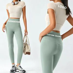 Naked Feeling Solid Yoga Set 2 Piece Women Mesh Patchwork Short Sleeve Top Mid Waist Leggings Sweat-Wicking Gym Fitness Workout