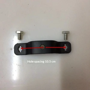Heavy-Duty Stage Lighting Hook Clamp for 230W-330W Moving Head Fixtures Universal Metal Mount Connector with 10.5cm Hole Spacing