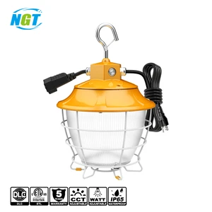 STOCK USA Construction Hanging IP65 100W LED Pro Temporary Work Light ETL DLC Certified 5-Year Warranty Jobsite Workshop