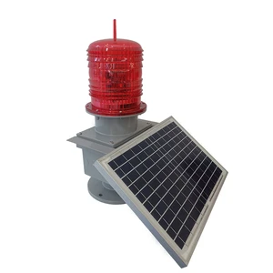 Highly Efficient and Durable Solar Power 18V/10W Aviation Obstruction Lights for Buildings/towers/Transmission Poles