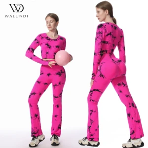 High Quality Breathable Reversible Solid Custom Color Yoga Set Casual Women Fitness 2 Piece Set