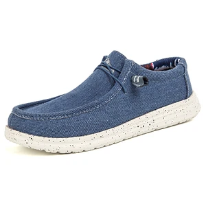XRH High Quality Mesh Sport Running Slip on Sneakers Casual Canvas Walking Style Shoes for Men Summer