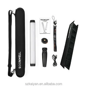 DPFavor/Soonwell MT1 LED RGB Soft Light Tube Waterproof Android Phone APP Control Portable Handheld Photography Lighting Stick