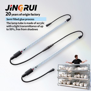 Luge Farm-Specific IP67 48V Low Voltage LED Tube Lights 2700K Warm White Dimmable Fading On/Off Function for Chickens Ducks