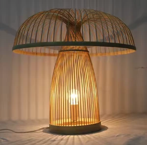 Handmade Modern Traditional Outdoor/Indoor Bamboo Hanging Lamp From Vietnam