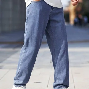 Luxury Fashion Men's New Style High Quality Custom Mid Waist Top-Notch Cotton/Spandex Plus Size Jeans Softener Windproof