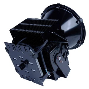 Crane 400W IP65 LED Flood Light High Power Energy-Saving Durable Cold Rolled Steel Circular for Outdoor Security Protection