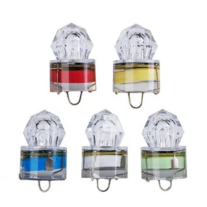 LED Deep Drop Underwater Fishing Flashing Light Mini Multi-Color Bait Light Super Bright Fish Attracting Light Waterproof