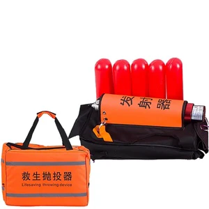 Life-Saving Thrower Water Safety Product with Storage Bag Red & Reflective 2200 lb Load Capacity Projects on Land up 126 Meters