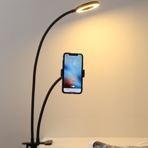 Photography Flash Ringlight For Live Streaming Game TikTok Makeup Flexible Gooseneck Clip On LED Selfie Ring Light