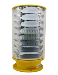 High-Intensity LED Aviation Obstruction Light IP67 Waterproof 360 Beam Angle 24/7 Operation