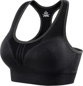 FH Yoga Workout Bras Maximum Support During Fitness Activities High Impact Sports Bras Women Padded Racerback Highly Elastic