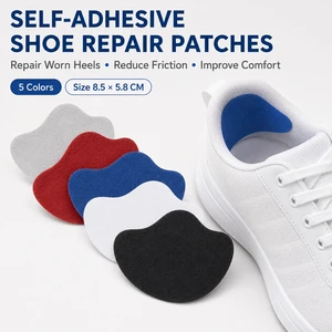 Self Adhesive Shoe Heel Repair Patch Wear Resistant Fabric Lining Fix Sticker Anti Rub Insert For Sneakers Loafers Bulk