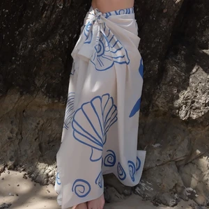 Large Size 70x45inch Breathable USA Hawaii Custom Printed Beach Sarong Pareo Beach Cover up