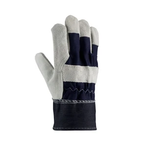 Factory Price Leather Safety Work Gloves High Quality Anti-static 11 oz 10 Inch Safety Cuff Silicone-free