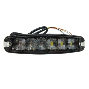 New Multi-Function Grille Light 6 LED Grille Mount Light DC12-24V IP67 Waterproof Signal Light CE Certified Portable