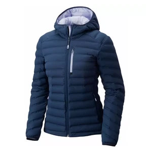 Newest Style Women's Eco-Friendly Winter Quilted Quick Dry Gradient Bomber Jacket Long Sleeve Waterproof Embroidery Custom
