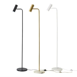 Modern Nordic Simple Style LED Floor Lamp Large Iron Body for Living Room and Bedroom