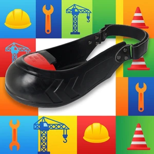 Vaultex New Buckle Steel Shoes Toe Protector Anti-smashing Shoe Covers Non-slip Pressure-resistant Safety Toe Foot protection