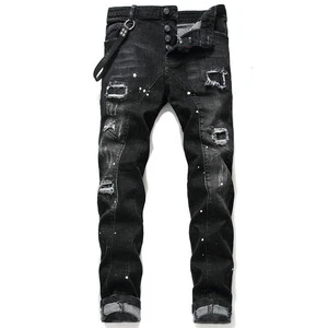 Men's Comfort Fit Denim Trousers Durable Jeans