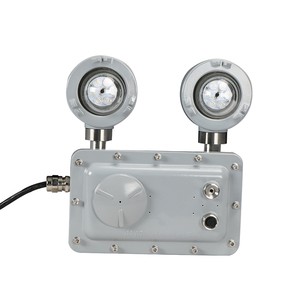 ATEX Certificated Die Casting Aluminum Explosion Proof Led Exit 3W*2 Emergency Exit Light for Industrial Use