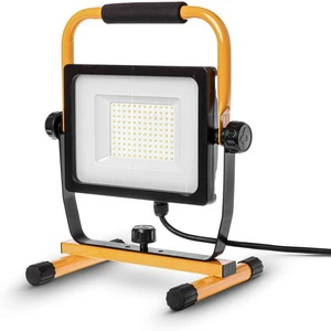 70W ETL Certified Home Zone Security 7000 Lumen 80000lm Corded Portable Work Lights With Attachable Stand