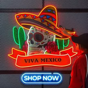 Buy Now Neon Light Kids Playroom Night Light Wall Lamp Home Decorative Light Color Changing LED