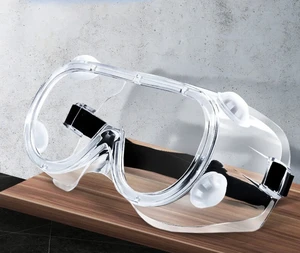 Premium Clear Lens Safety Goggles with Anti-Fog & Wide-Vision Adjustable Chemical Splash Eye Protection Soft Lightweight