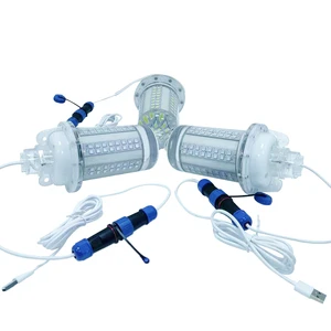 Latest Underwater Waterproof IP68 Squid Fishing Gathering Lights 12V