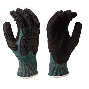 Cut Resistant Shock Proof TPR Rescue Glove High Impact Protective Gloves Heavy Oil Chemical Resistant Work Protection Gloves