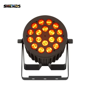 Silent Die Cast Aluminum Par LED 18x18W 6in1 Color Mixing Pro Stage Light 10/6CH DMX Wash Lighting For Event Wedding