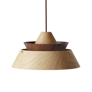 Modern Bamboo Suspension Lantern Ceiling Light for Parlor Restaurant bar Cafe Home Style Rustic Carved Wood Chandeliers