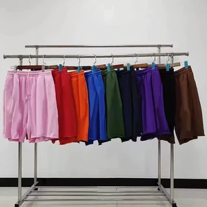 Top Quality Heavyweight 100% Cotton Puff Printing Streetwear Casual Teares Shorts Pants Men's Sweatpants Denimes Shorts for Men