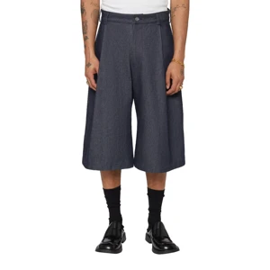 Loose Fit Pure Cotton Mens Denim Shorts with Breathable Soft Fabric Casual Mid Length Design for Summer Daily Wear