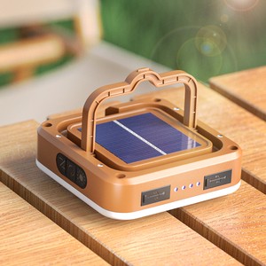 New Rechargeable Solar LED Magnet Camping Lantern 5000mAh IP65 Waterproof 4 Lighting Modes High CRI 95 Portable Flashlight Lamp