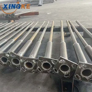 15m 18m 20m Galvanized Steel Hexagonal Conical with Raising Lowering Winch for Stadium Port Area High Mast Light Pole