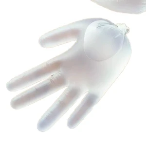 Clear Disposable Safety Gloves Anti-Slip for Screen Water Proof Features for Food Cleaning Tattoo Beauty Salon Gloves