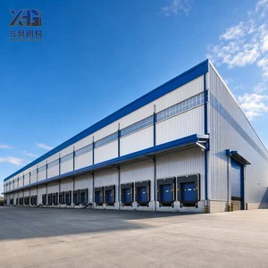 Prefab Steel Structure Aerospace Parts Warehouse Metal Building Ultra High Bay Storage For Aviation Component