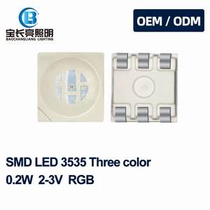 SMD LED 3535 RGB 0.2W Red, Green, Blue Three Color LED Beads Color Ambient Light Soft Strip LED Beads
