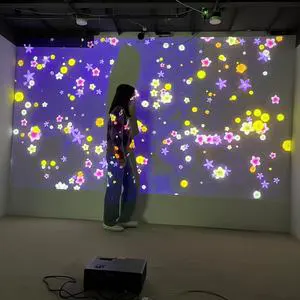 Factory Direct Sales Good Quality Interactive Projection Dance Floor Covering Made in China