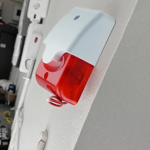 Quick Flash Strobe Light Siren for Home Security Alarm System Fire Alarms with Durable LED Lamps