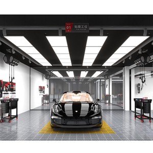 Car Beauty Straight Line Workstation Lamp Film Application and Waxing Workshop Car Wash Room Special Panel Light
